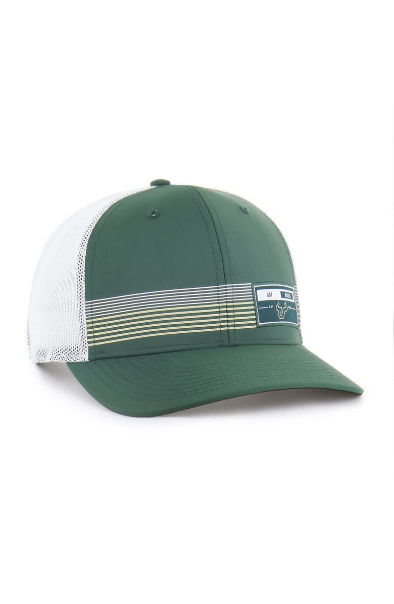 '47 Men's '47  Green South Florida Bulls Rangefinder brrr Trucker Adjustable Hat, Alternate, color, Green