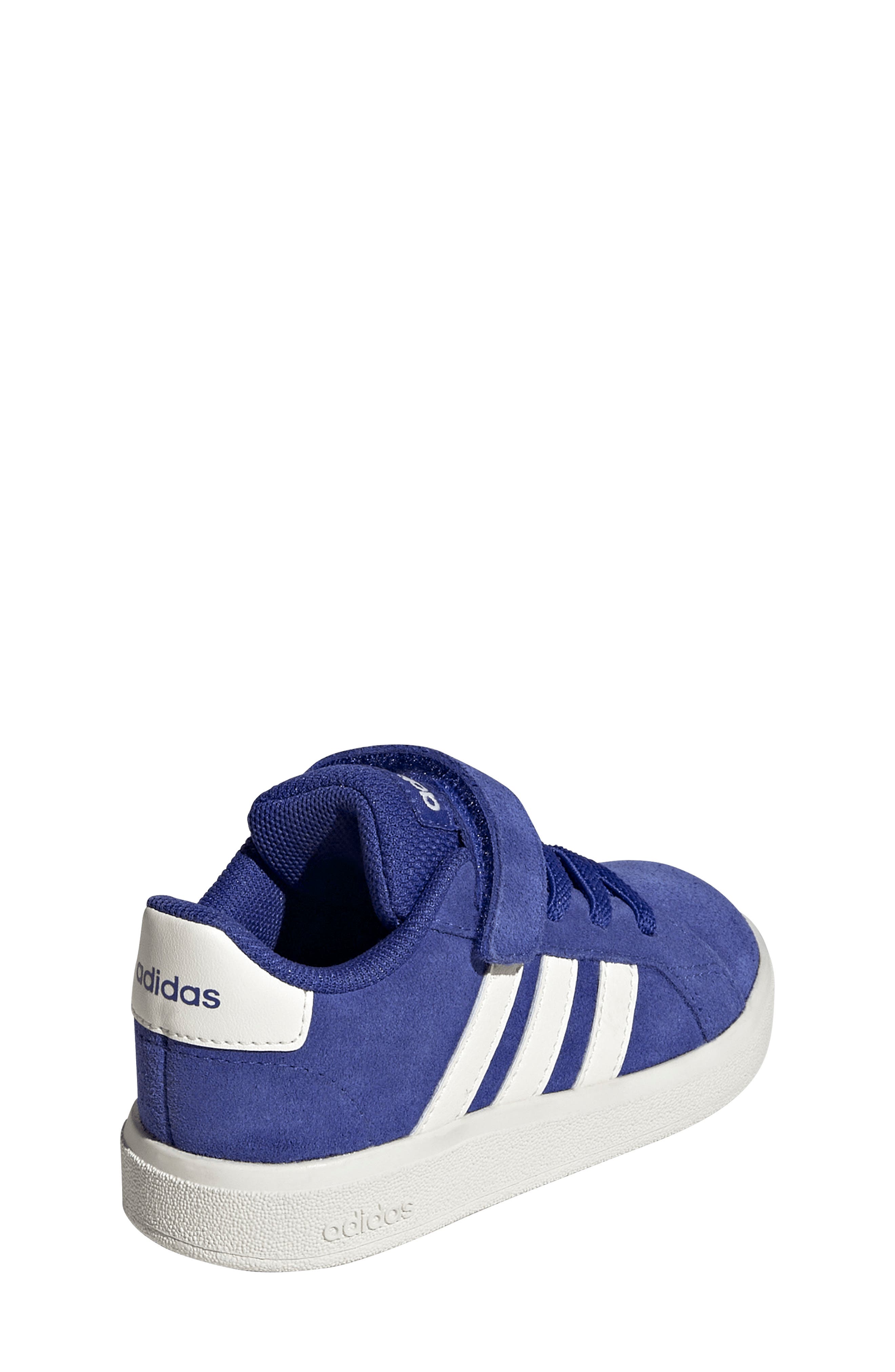 Kids' Grand Court Sneaker, Alternate, color, BLUE/ OFF WHITE/ BLACK