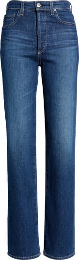 Alexxis High Waist Straight Leg Jeans