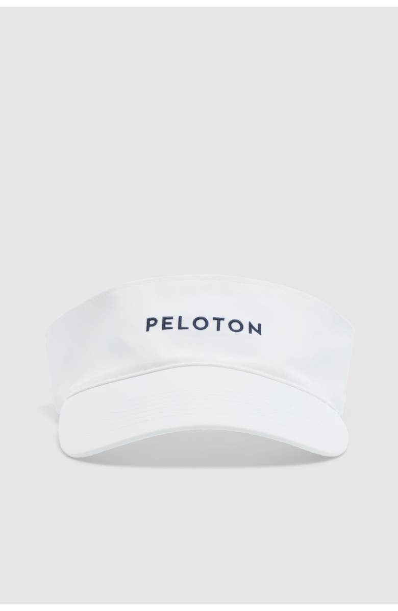 Peloton Sport Visor, Alternate, color, Bright White