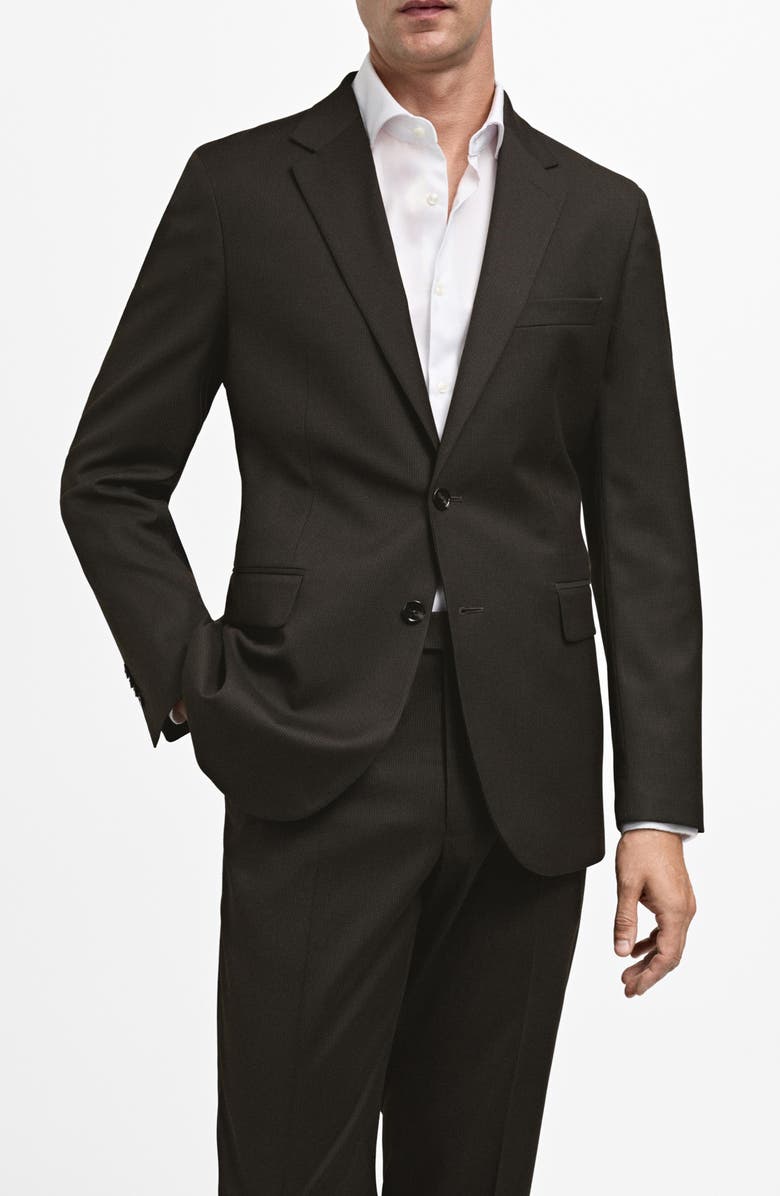 MANGO Slim Fit Stretch Sport Coat, Main, color, 