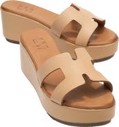 Forever & Always Shoes Lia Leather Platform Sandal