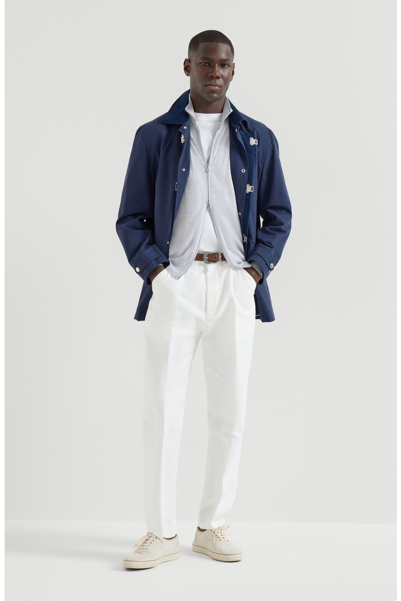 Cashmere and silk cardigan, Alternate, color, Pale Blue
