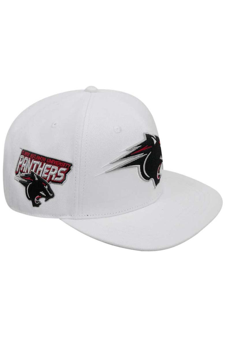 Men's Pro Standard White Clark Atlanta University Panthers Mascot Evergreen Wool Snapback Hat, Alternate, color, White