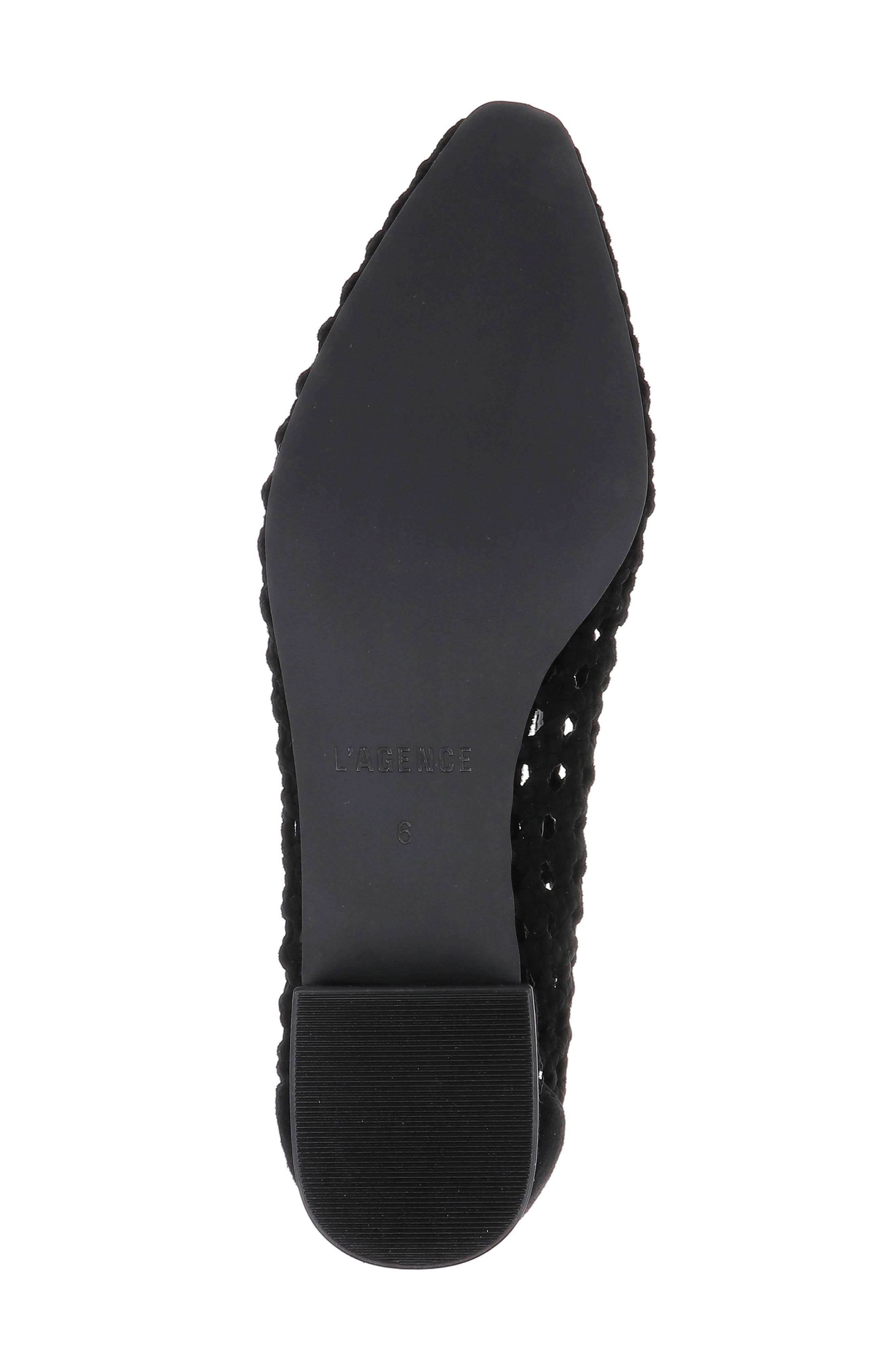 L'AGENCE Alsace Pump, Alternate, color, Black Suede