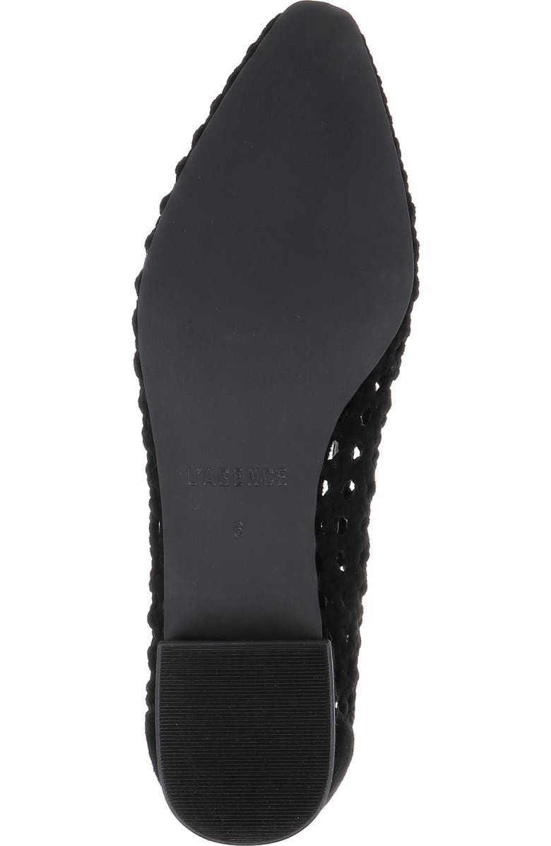 L'AGENCE Alsace Pump, Alternate, color, Black Suede