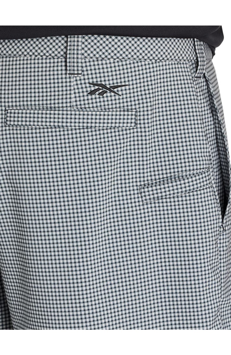 Reebok Big & Tall Performance Plaid Golf Shorts, Alternate, color, Grey