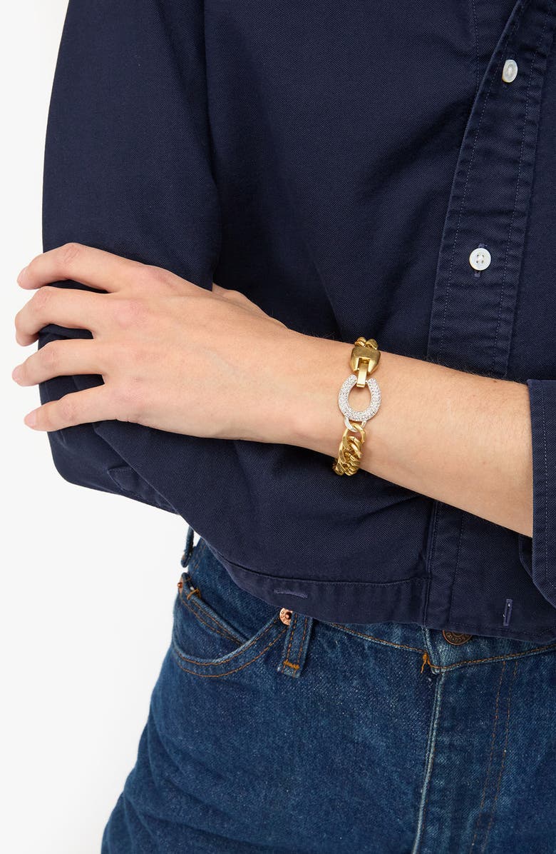 Clare V. Le Cheval Bracelet, Alternate, color, Vintage Gold