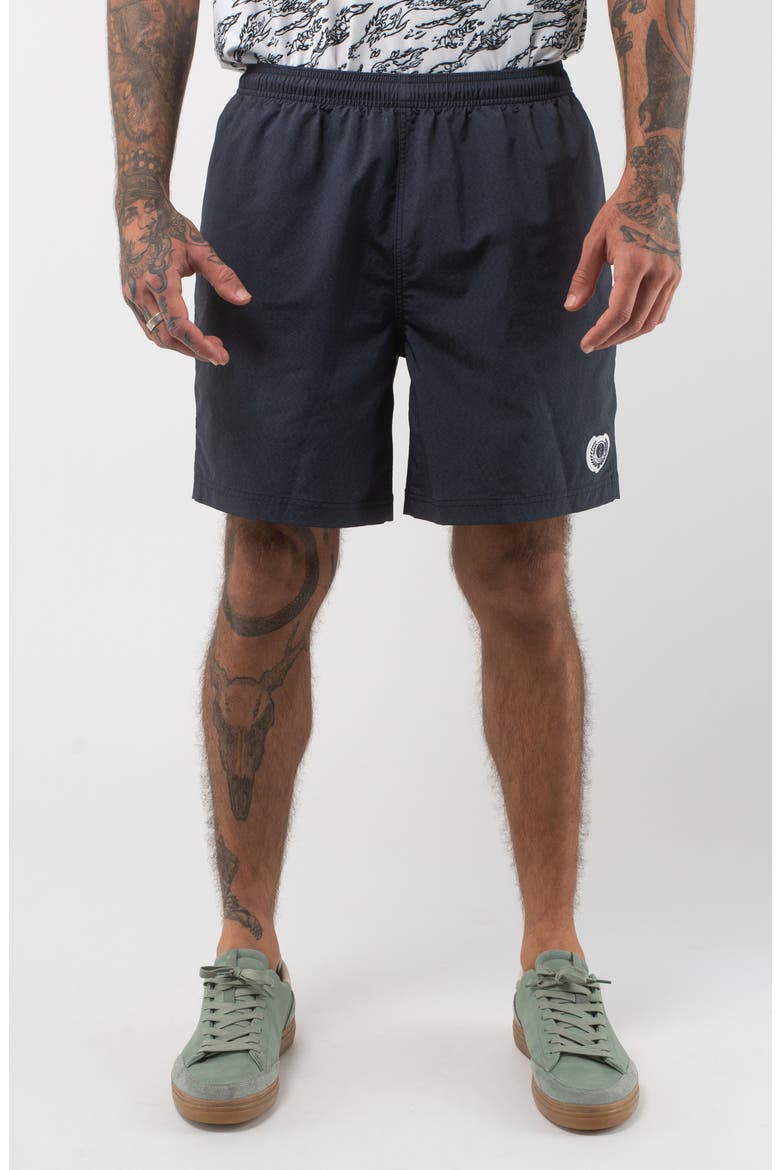 Midnight Walkabout Volley Shorts, Main, color, BLACK