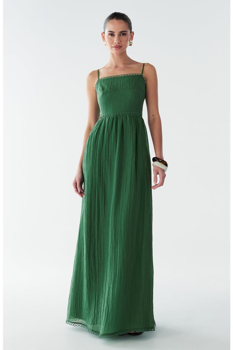 Kiara Maxi Dress, Alternate, color, Fir Green