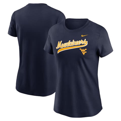 Women's Nike Navy West Virginia Mountaineers Local Script T-Shirt