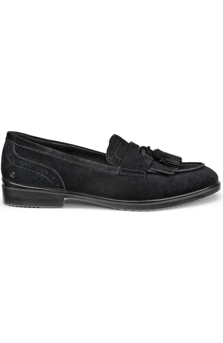 ECCO Classic 15 Tassel Loafer, Alternate, color, Black