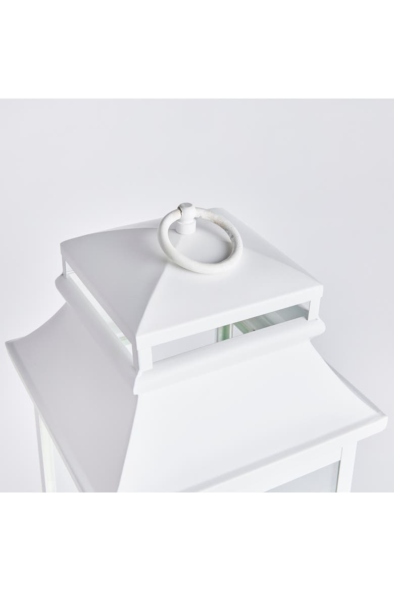 Matilda Outdoor Lantern Candle Holder Large, Alternate, color, White