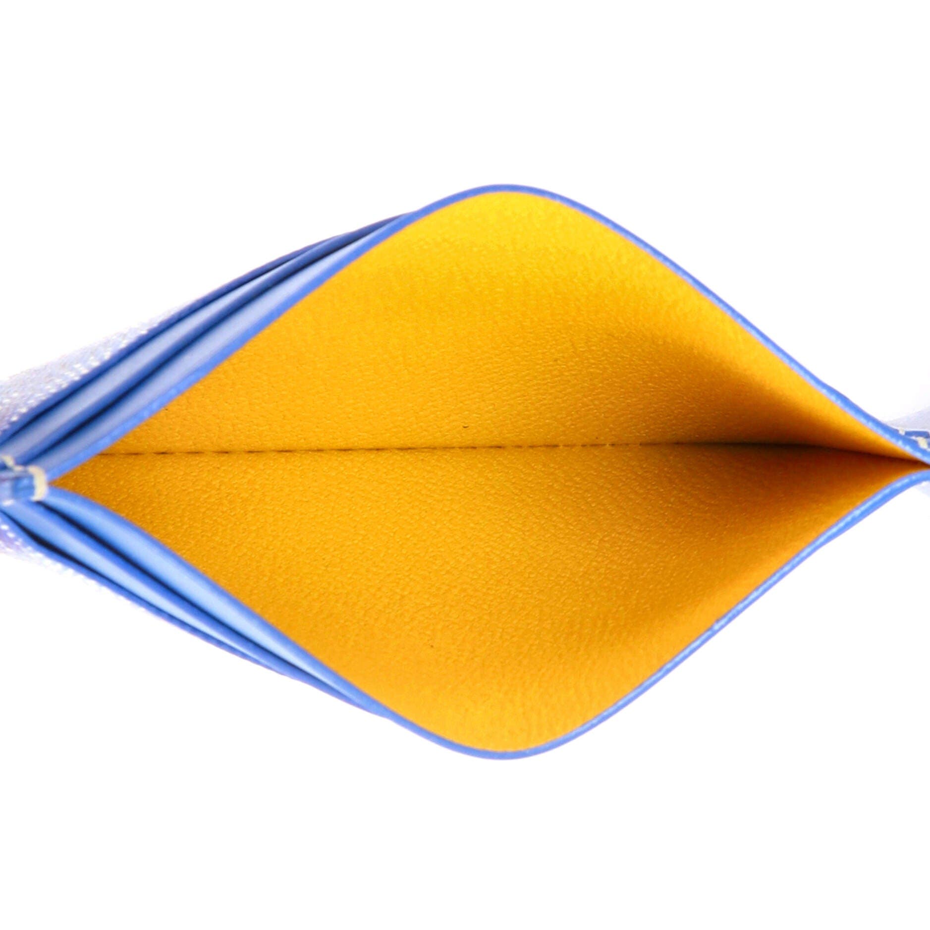 Pre-Owned Goyard Saint Sulpice Card Holder Coated Canvas, Alternate, color, Blue