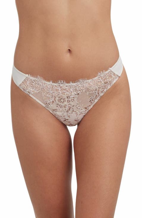 Entice Lace Front Thong