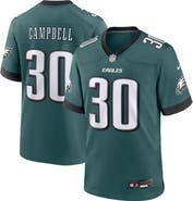 Nike Men's Nike Jihaad Campbell Green Philadelphia Eagles 2025 NFL Draft First Round Pick Game Jersey