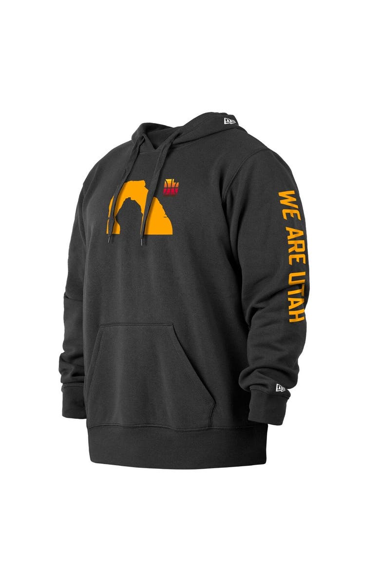 New Era Men's New Era Black Utah Jazz 2021/22 City Edition Big & Tall Pullover Hoodie, Alternate, color, 