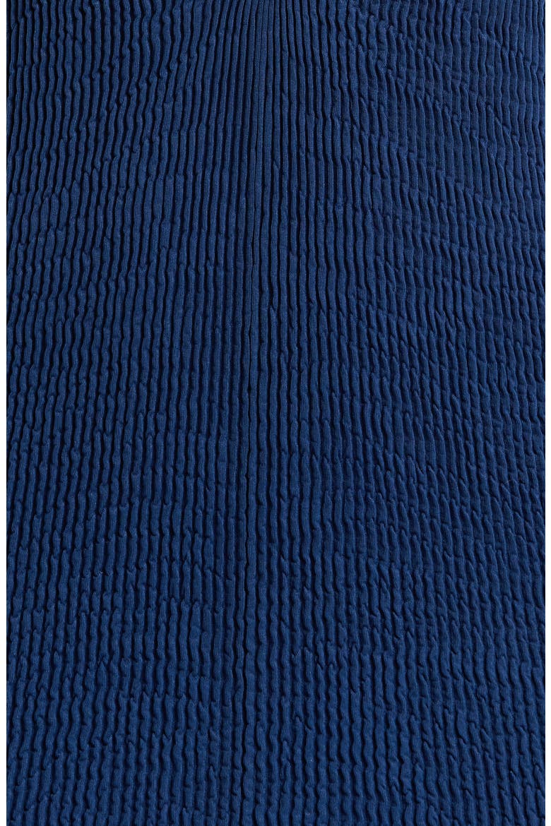 Neptune Plunge Cover-Up Minidress, Alternate, color, NAVY