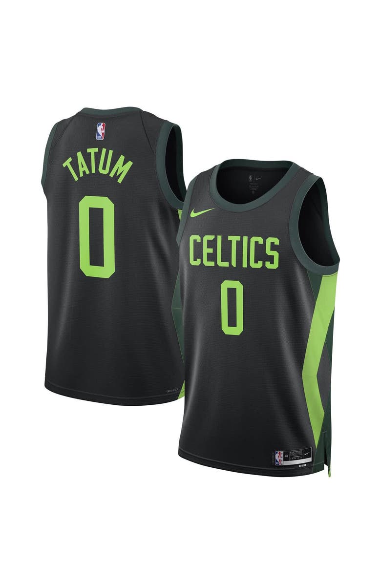 Nike Unisex Nike Jayson Tatum Black Boston Celtics 2024/25 Swingman Player Jersey - City Edition, Main, color, 