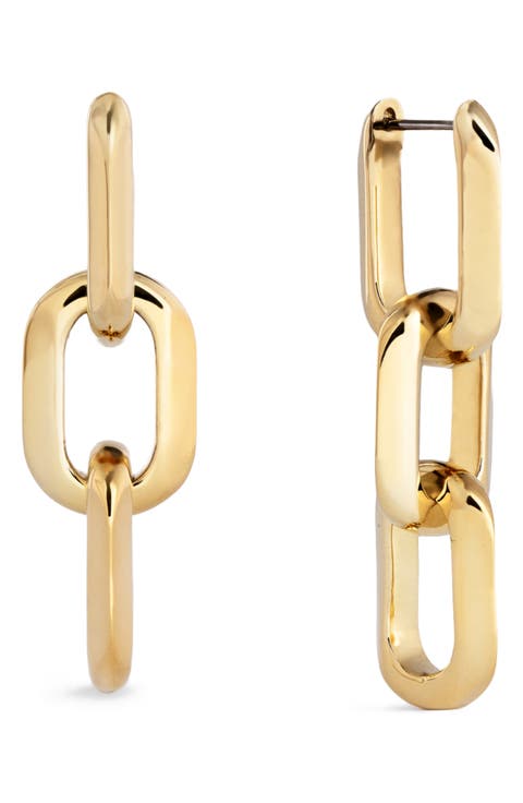 Eve Triple Link Drop Earrings
