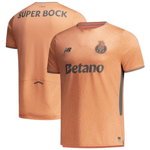 Men's New Balance Orange FC Porto 2025/26 Away Replica Jersey