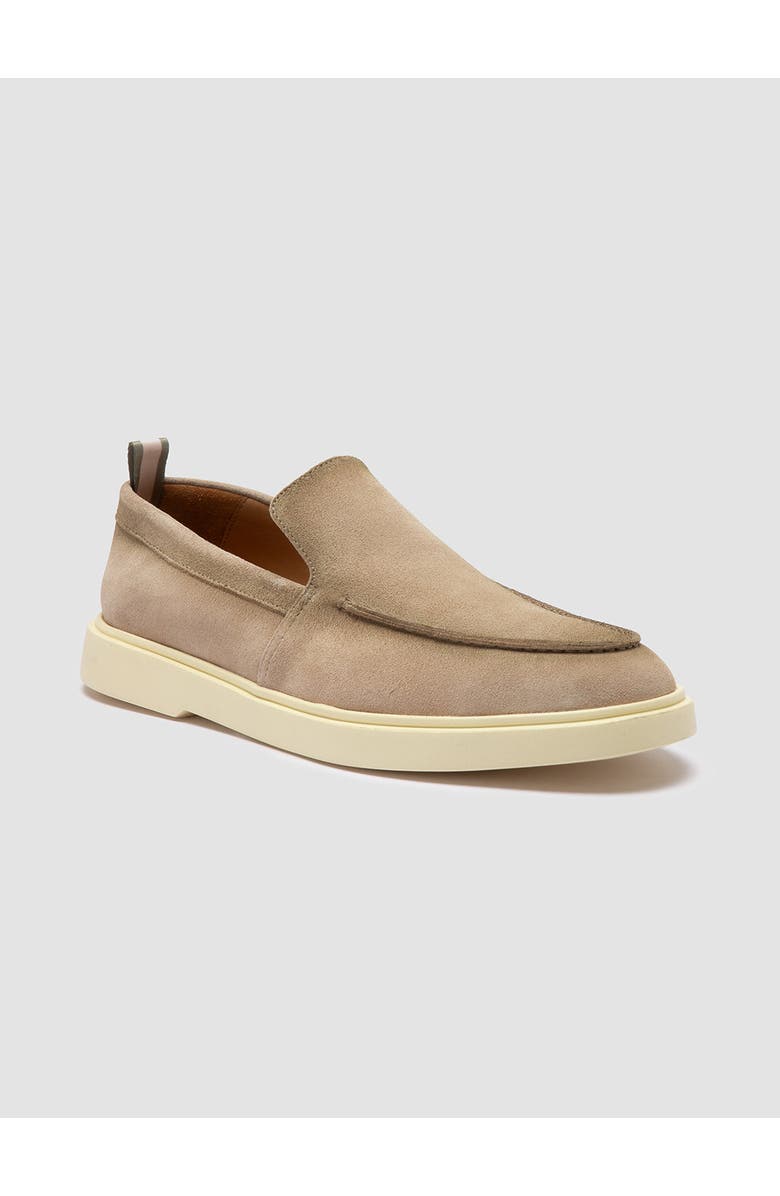 Officine Creative Bones 002 Suede Loafer, Alternate, color, Beige
