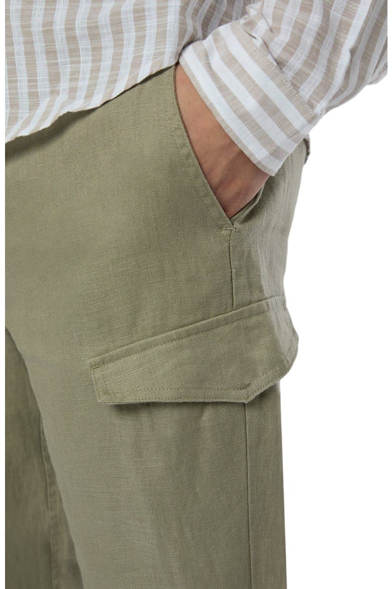 Linen Cargo Jogger, Alternate, color, LIGHT OLIVE