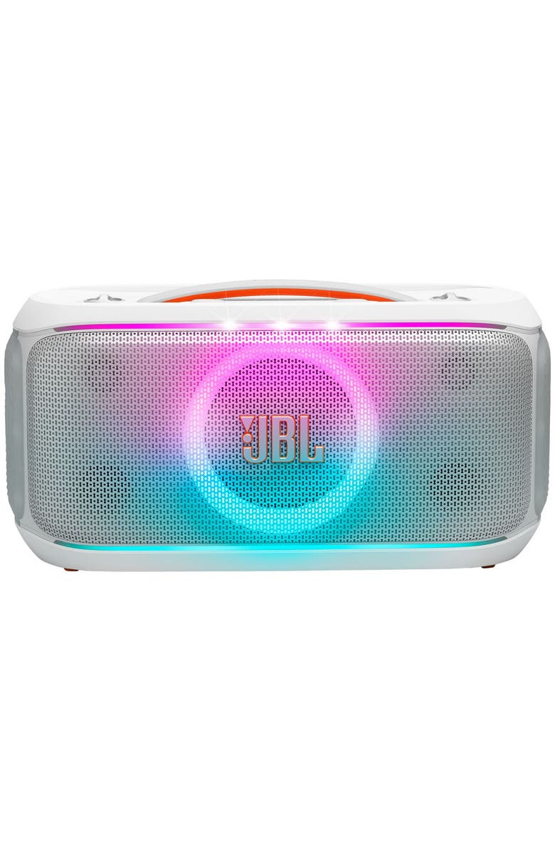 JBL On-The-Go 2 Plus PartyBox Bluetooth Speaker, Alternate, color, White