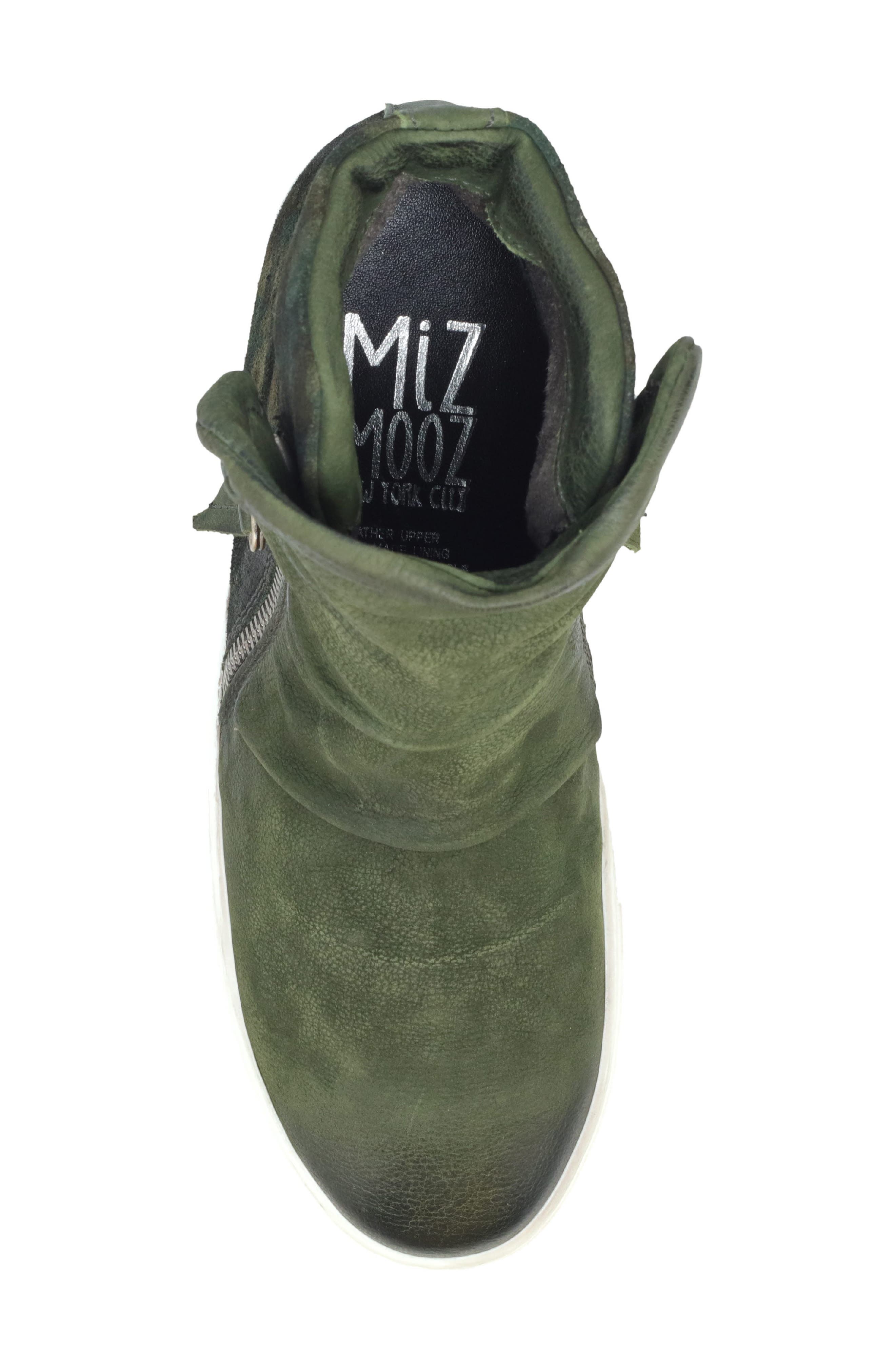 Lavinia Sneaker Boot, Alternate, color, FOREST LEATHER