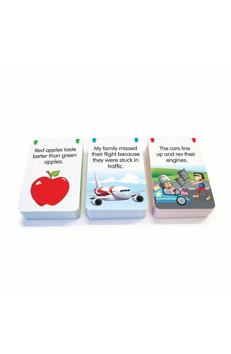 Junior Learning Comprehension Flashcards Medium, Alternate, color, Multicolored
