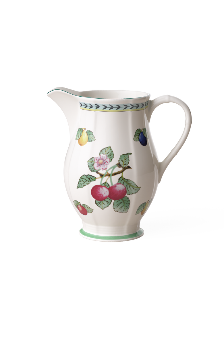 Villeroy & Boch French Garden Fleurence Pitcher, Main, color, White