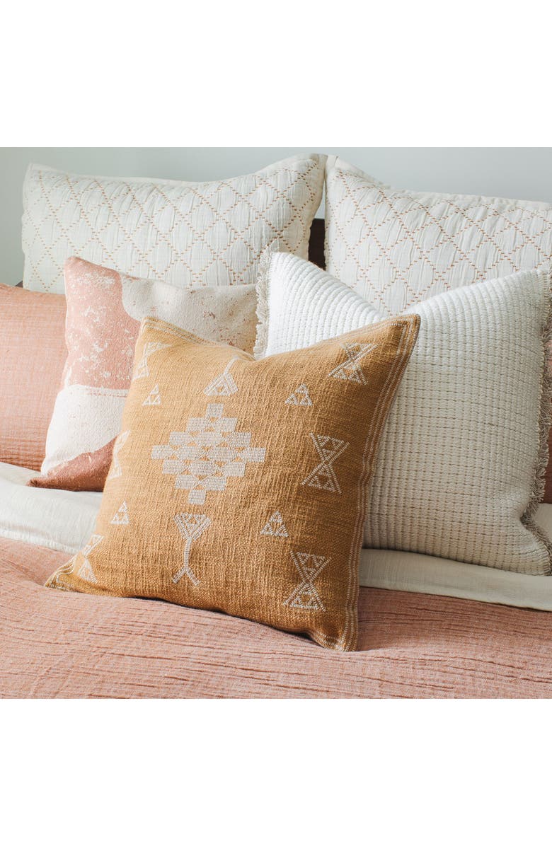 Crane Air Sun Accent Pillow, Alternate, color, Brown