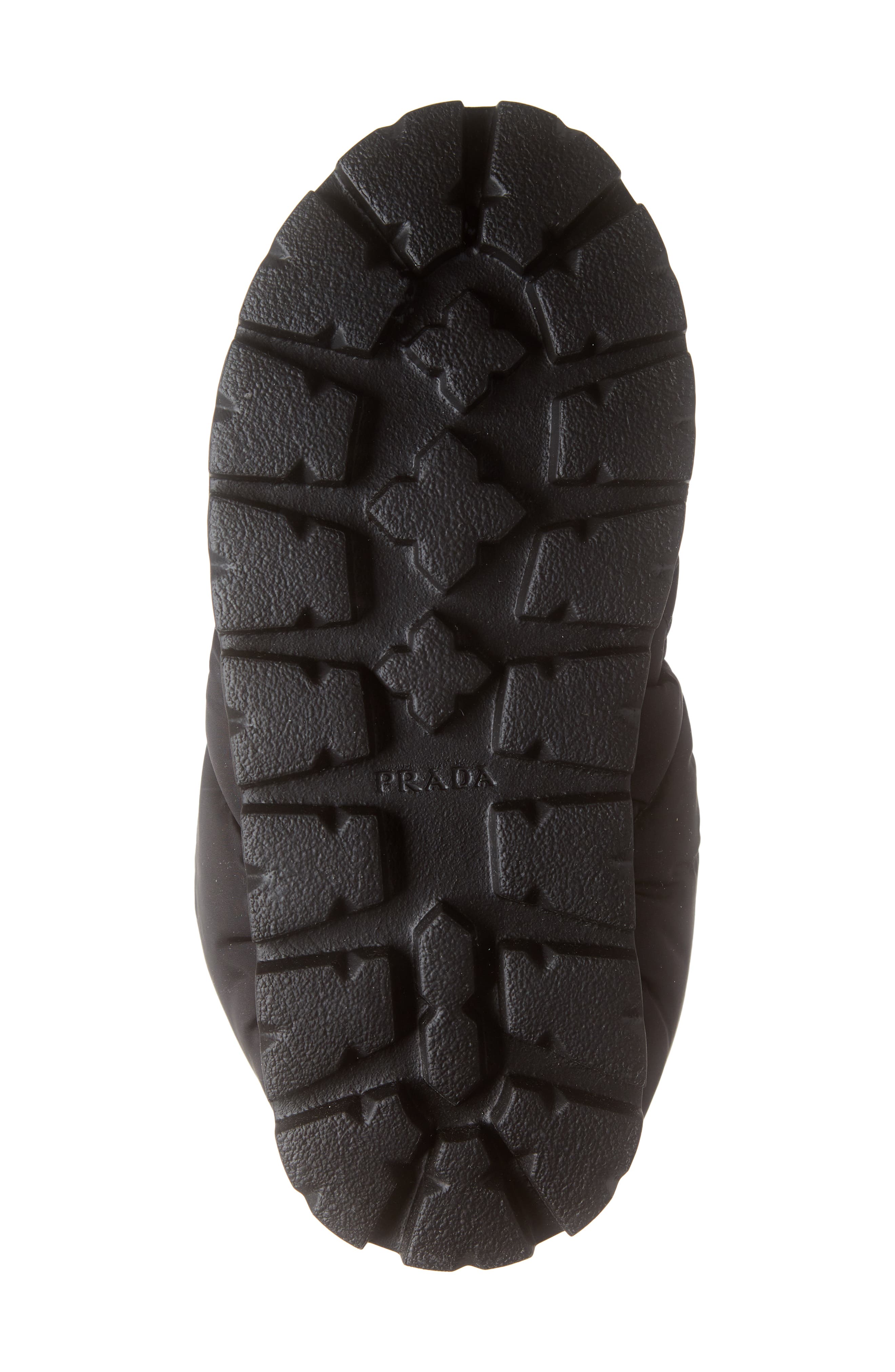 Prada Blow Drawcord Slipper Bootie, Alternate, color, 