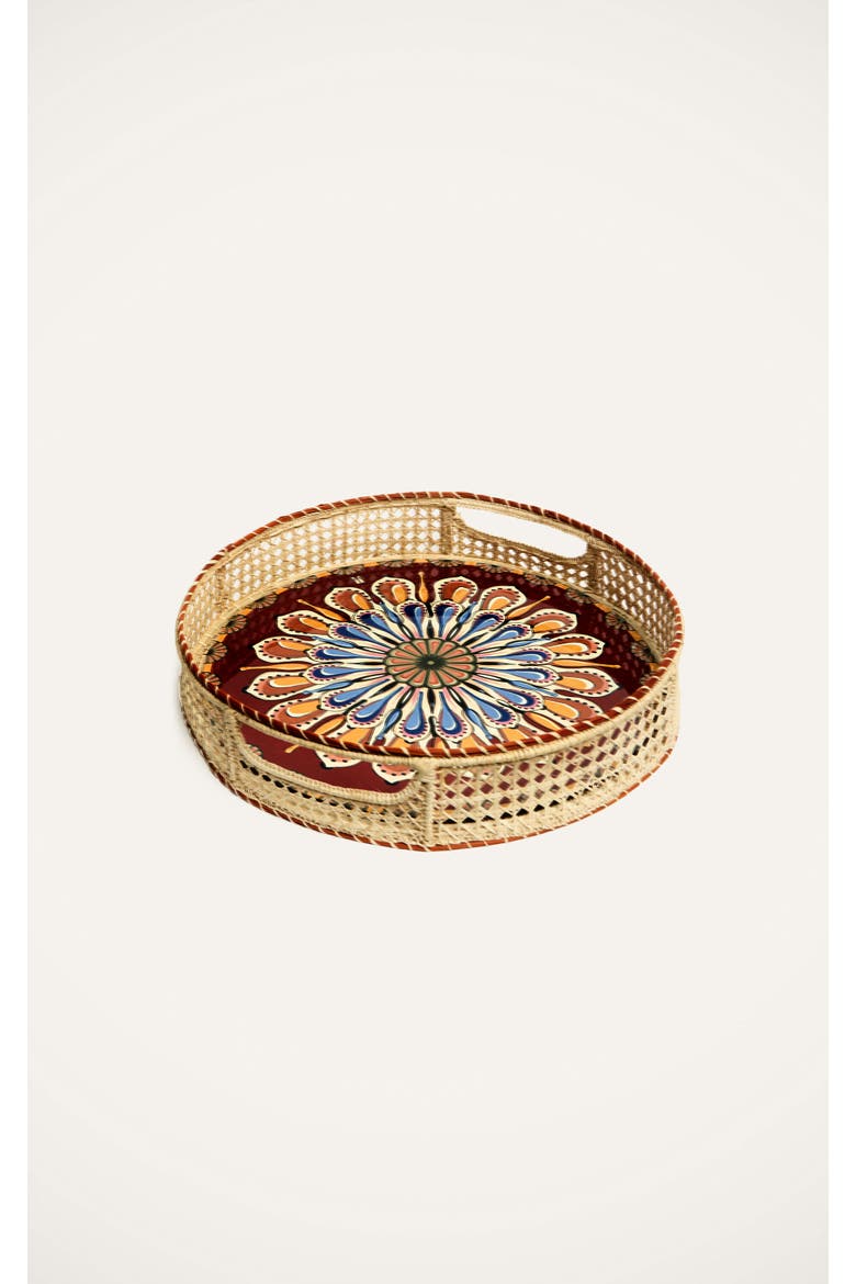 Disk Placemats Set Of 2, Alternate, color, Nucleus Mattone