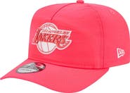 New Era Men's New Era Pink Los Angeles Lakers Injection Everyday Golfer Adjustable Hat