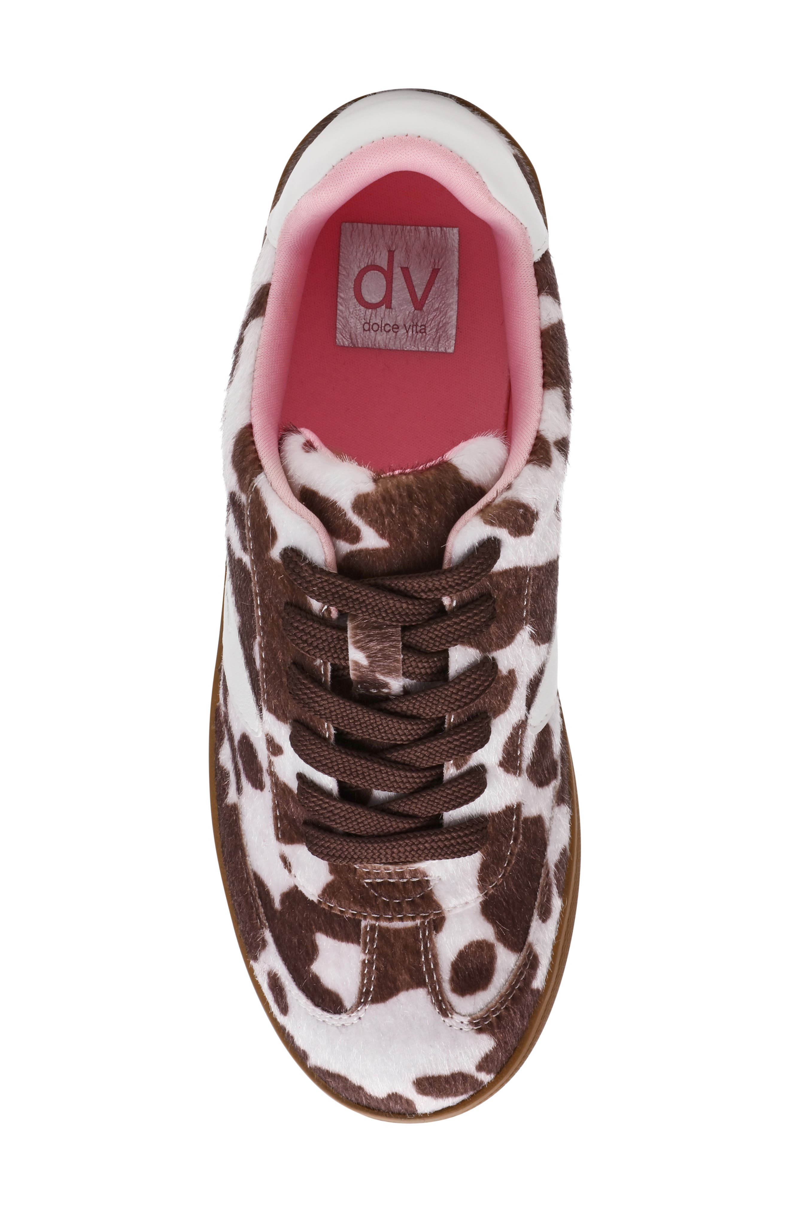 DV by Dolce Vita Voyage A Low Top Sneaker, Alternate, color, Cow