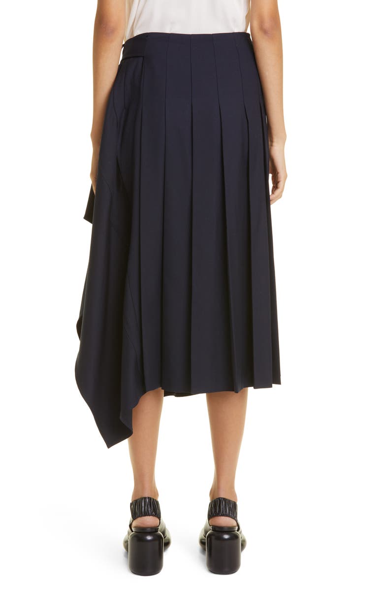 A.L.C. Wayland Asymmetric Skirt, Alternate, color, Navy