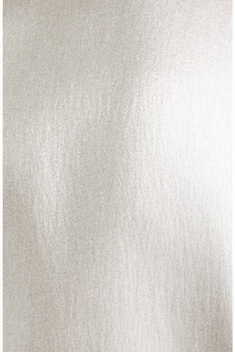 Silk Lamé Blazer, Alternate, color, SILVER CLOUD
