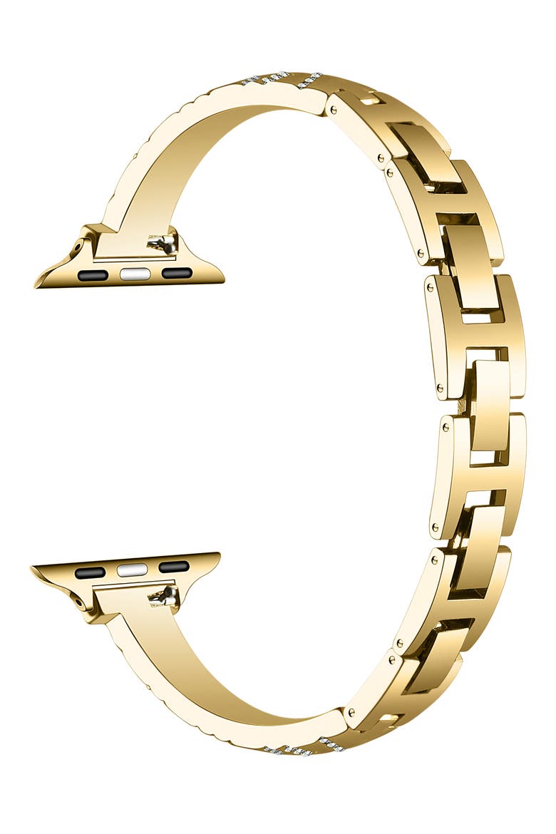Eclipse Crystal Apple Watch® Watchband, Alternate, color, GOLD