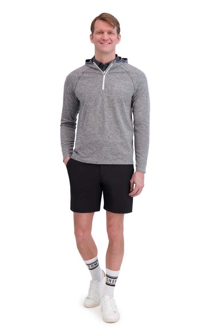 Seamless Knit Golf Pullover Hoodie, Alternate, color, GREY
