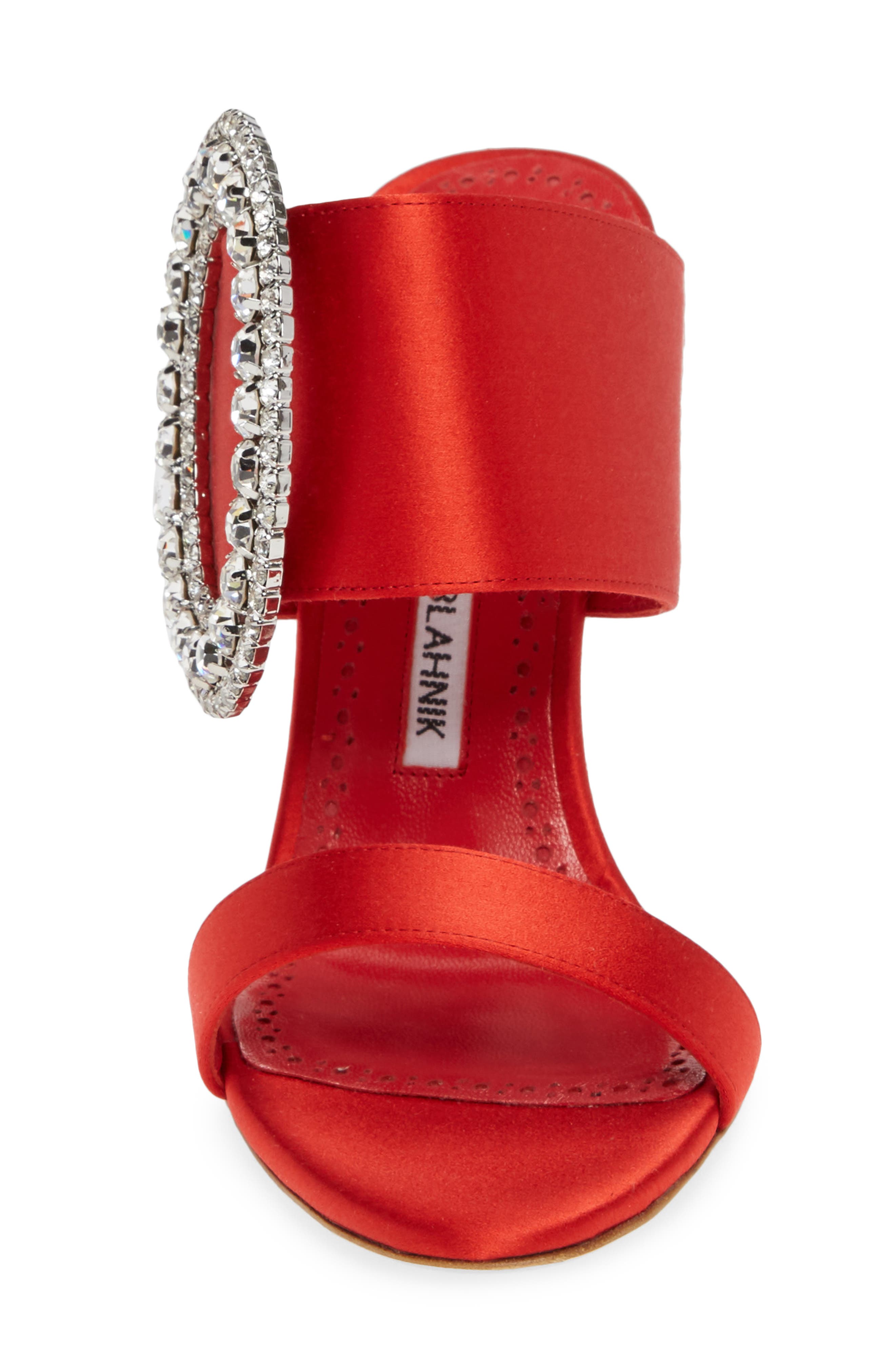 Manolo Blahnik Fibiona Crystal Embellished Mule, Alternate, color, 