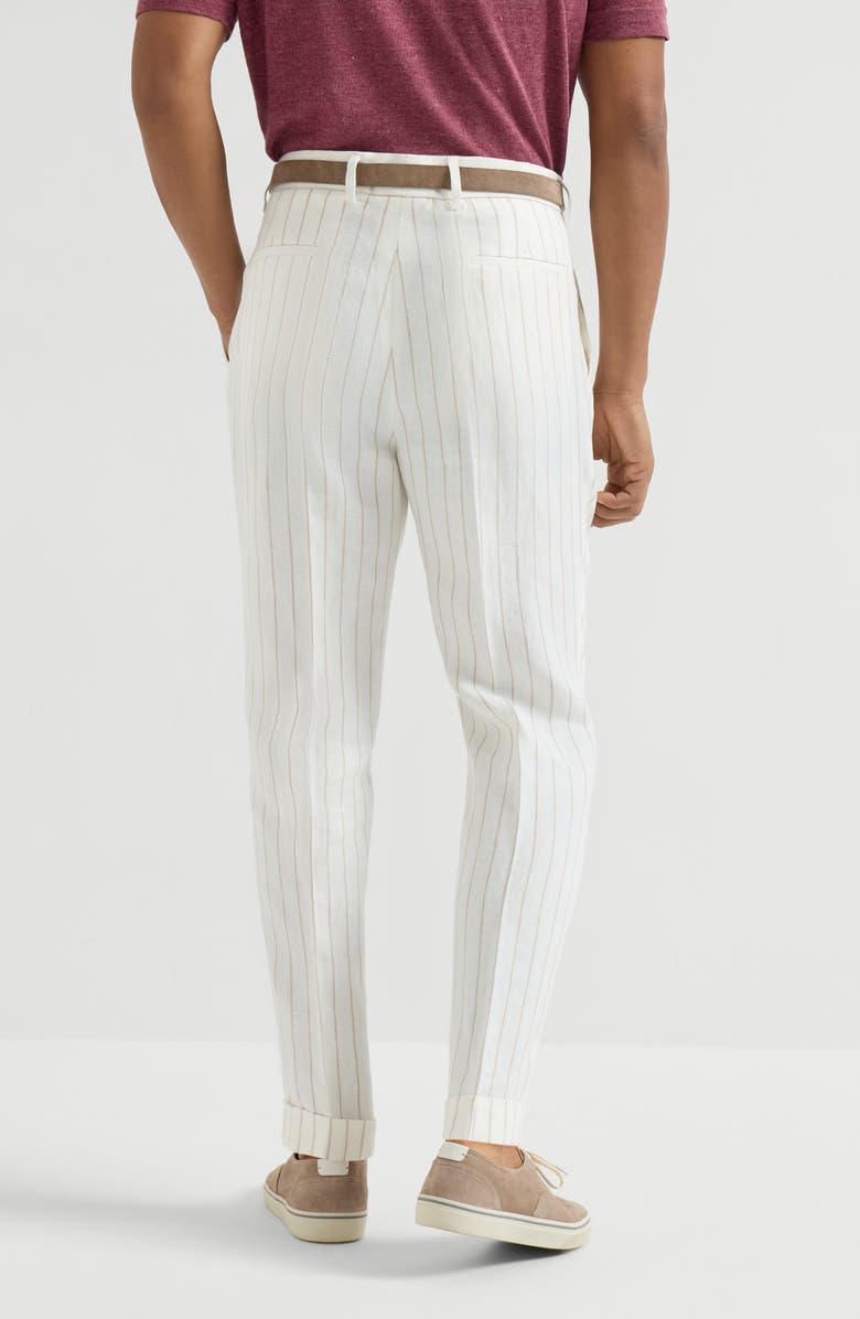Brunello Cucinelli Twill trousers, Alternate, color, Panama