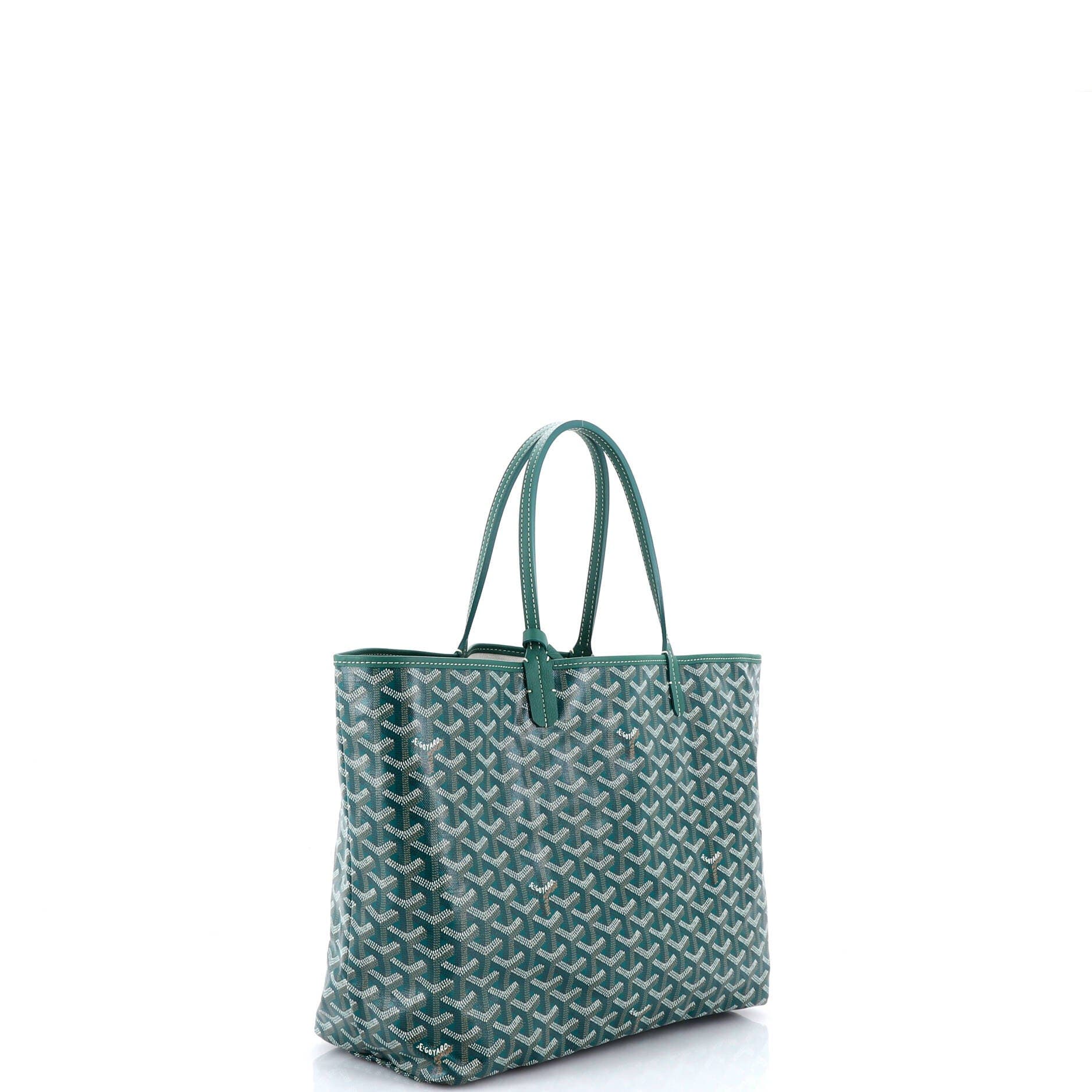Pre-Owned Goyard Saint Louis Tote Coated Canvas PM, Alternate, color, Green