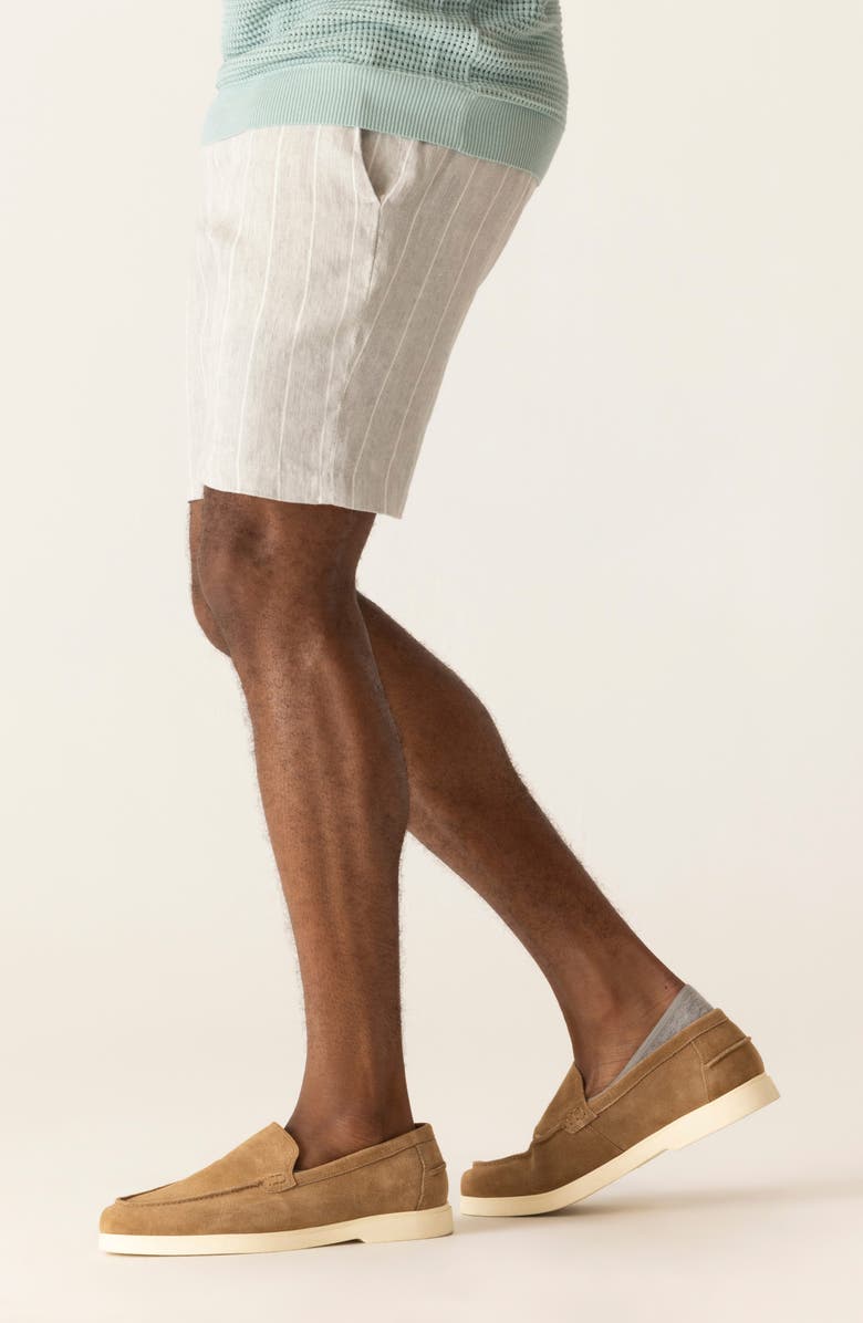 DEKE Oasis 8.5-Inch Linen Blend Bermuda Shorts, Alternate, color, Frost Gray