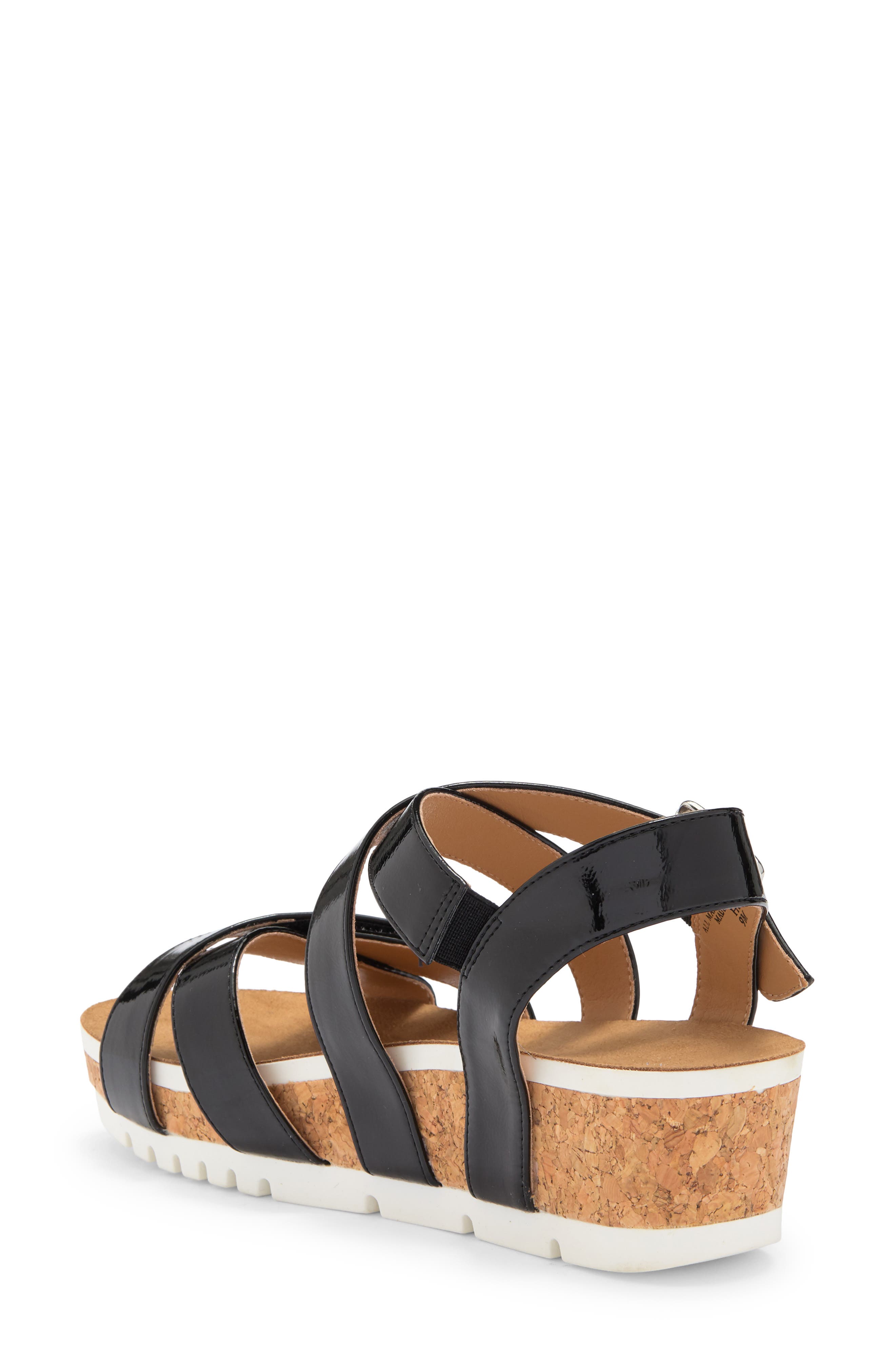 Adrienne Vittadini June Platform Wedge Sandal, Alternate, color, 
