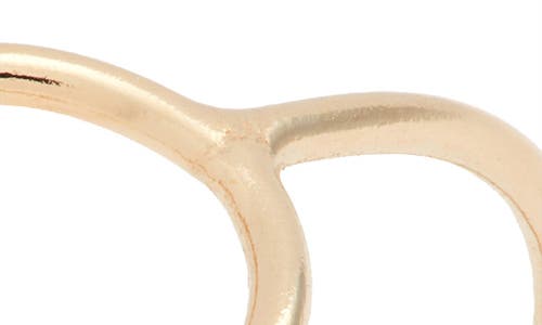 Nashelle Open Circle Ring In Gold Fill