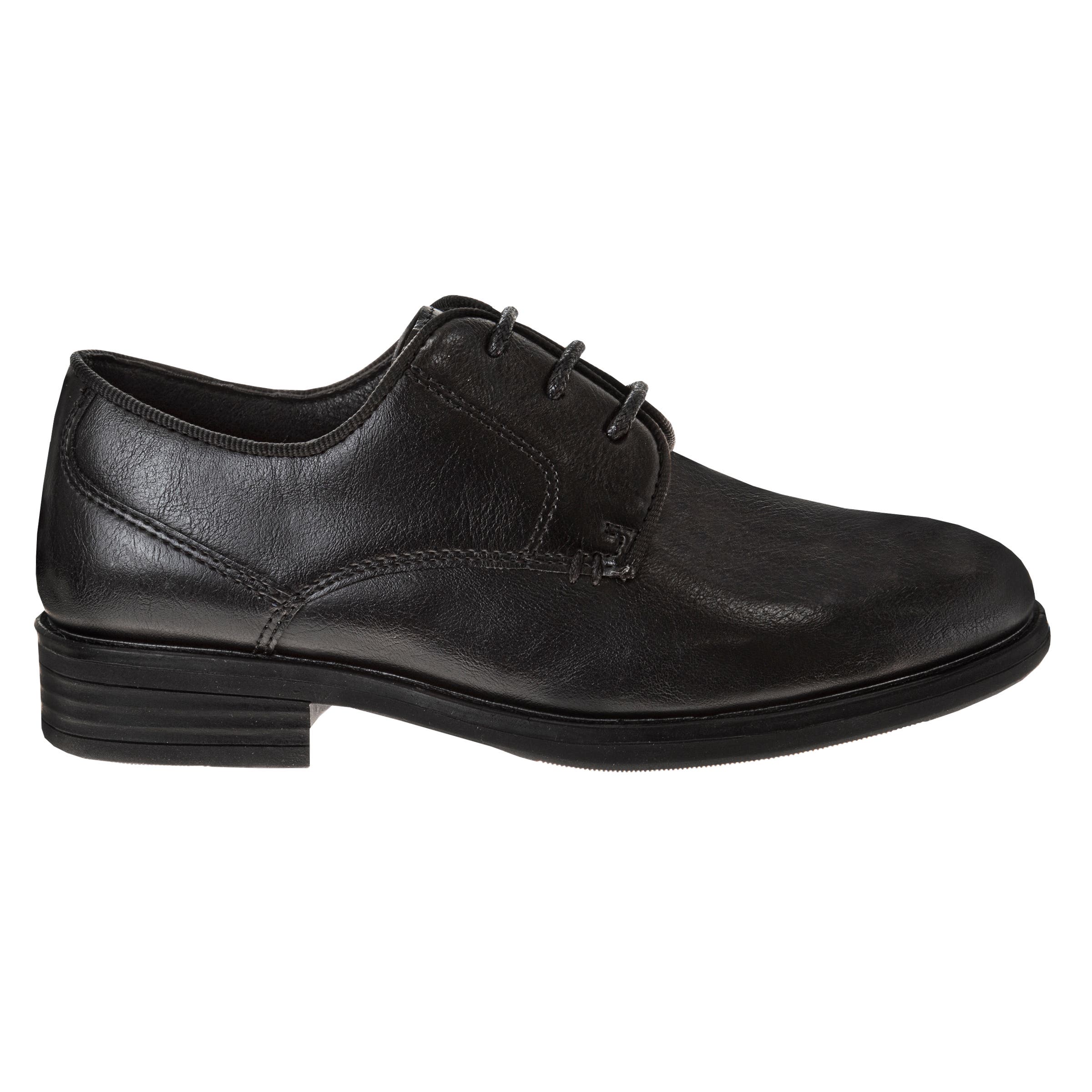 Perry Ellis Portfolio Dress Shoes Boys'  Classic Style Comfort Fit Formal Wear Stylish Elegant, Alternate, color, Black