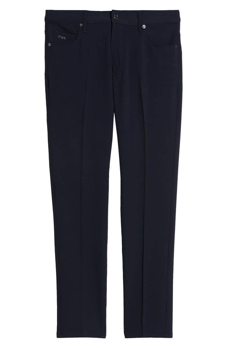 Emporio Armani Techno Corduroy Five-Pocket Pants, Alternate, color, Solid Blue Navy