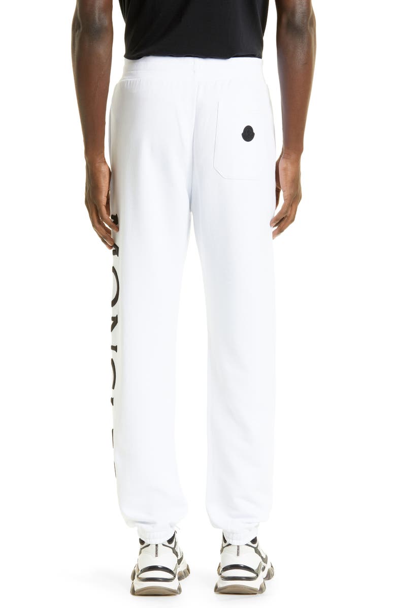 Moncler Men's Embroidered Strike Out Cotton Sweatpants, Alternate, color, 