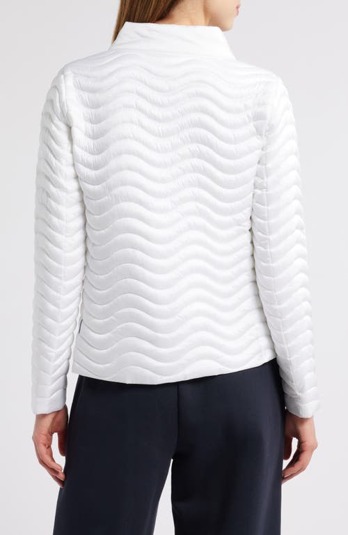 Save The Duck Pearl Water Repellent Quilted Jacket In White